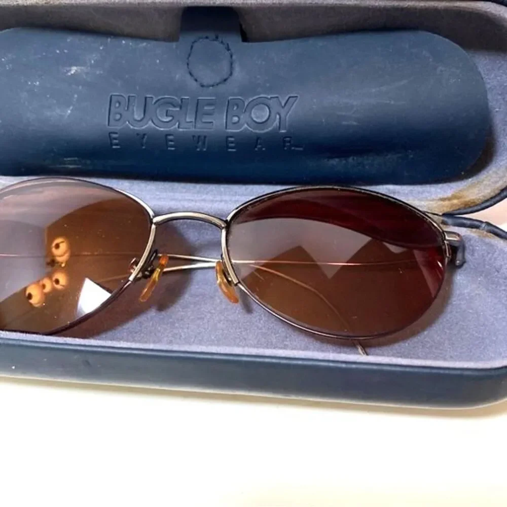 Perry Ellis Sunglass Half-Frames Stylish Cats Eye Wire Arms